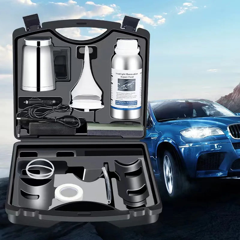 Kit de Restauración de Faros Nova Pro - Renovación Profesional con Vapor