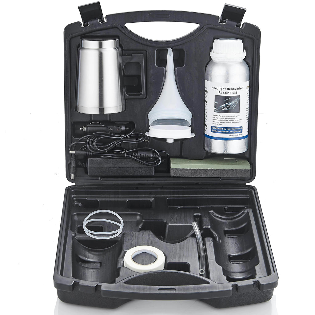 Kit de Restauración de Faros Nova Pro - Renovación Profesional con Vapor