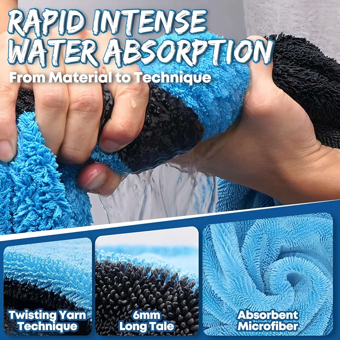 Toalla de Secado Nova Pro - Absorción Extrema 1400 GSM
