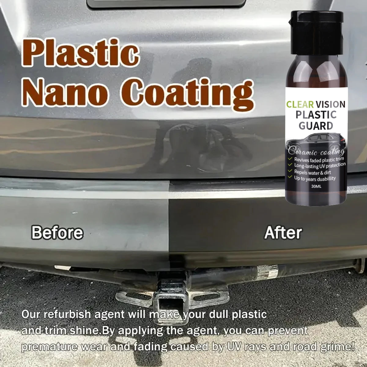 Restaurador de Plásticos Nova Pro - Recubrimiento Cerámico Protector