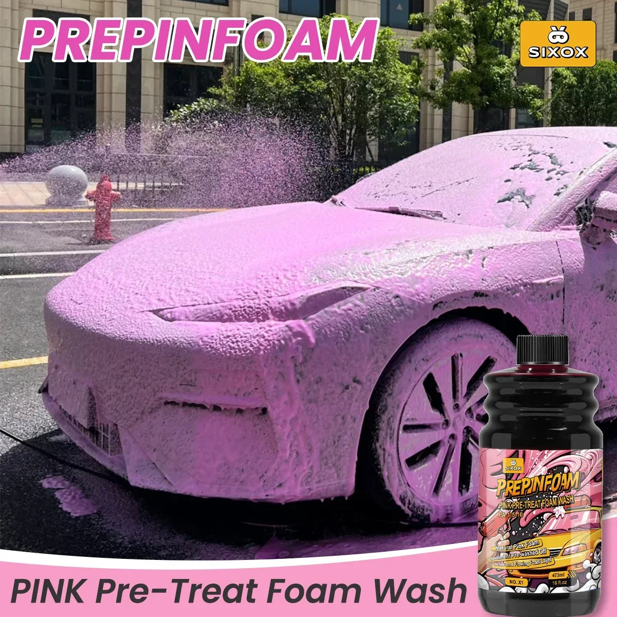 Espuma de Prelavado Activa Pink Magic Nova Pro
