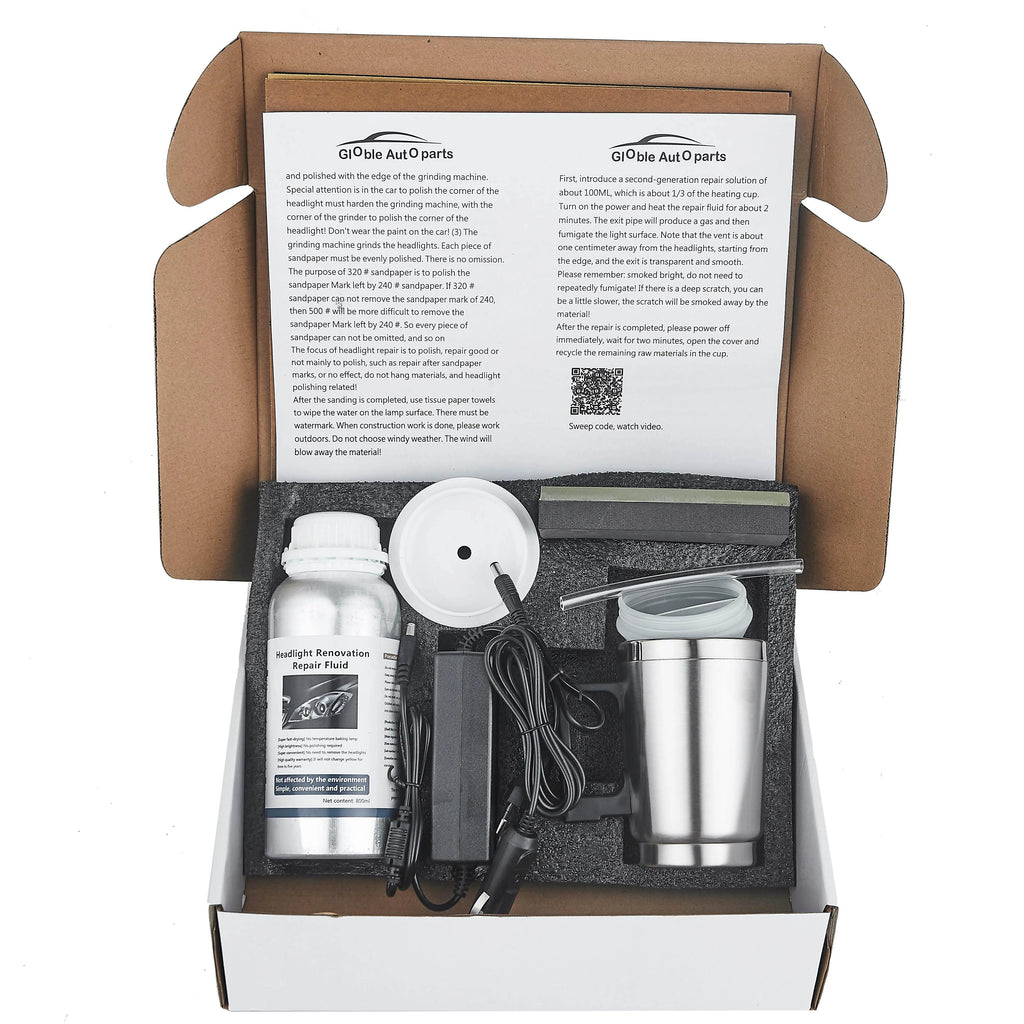Kit de Restauración de Faros Nova Pro - Renovación Profesional con Vapor
