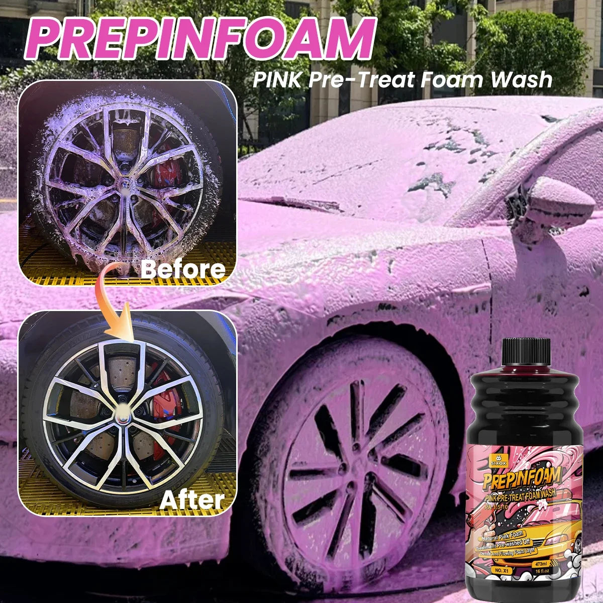 Espuma de Prelavado Activa Pink Magic Nova Pro
